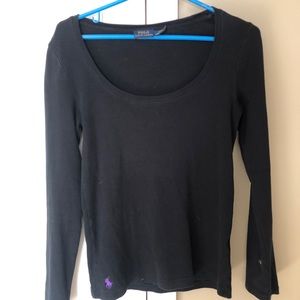 Polo Ralph Lauren black blouse